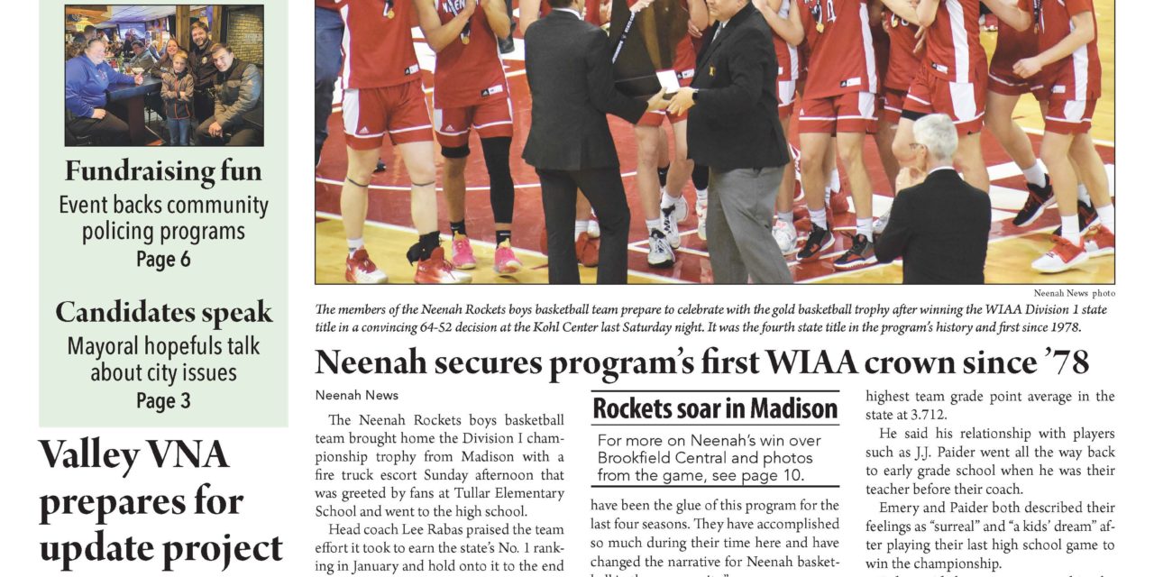 March 25, 2022 Neenah News