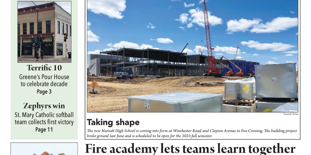 April 22, 2022 Neenah News