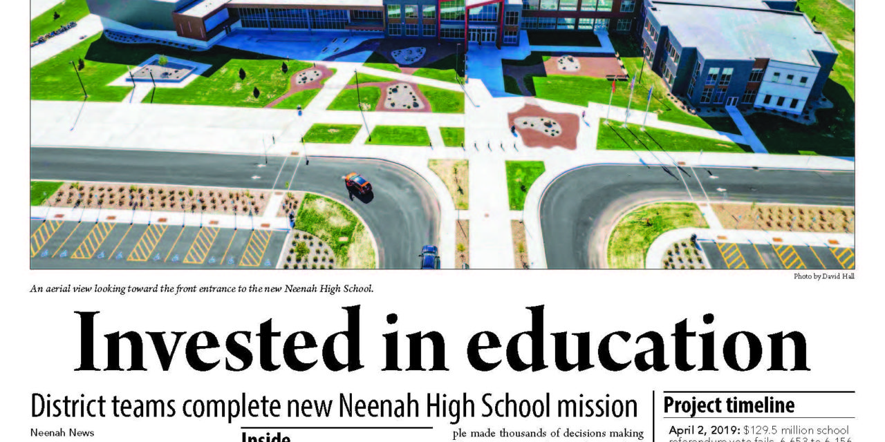 August 25, 2023 Neenah News & new NHS coverage