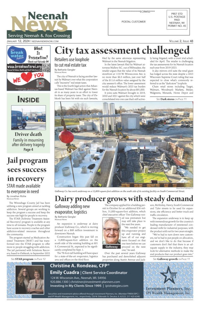 January 12, 2024 Neenah News - Neenah News