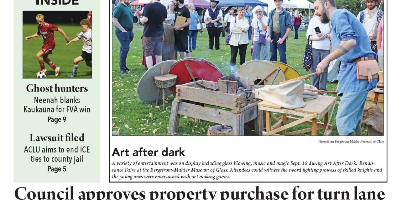 September 26, 2025 Neenah News