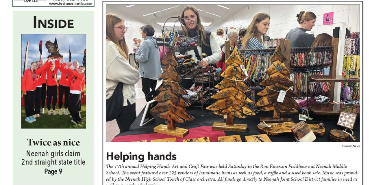 November 7, 2025 Neenah News