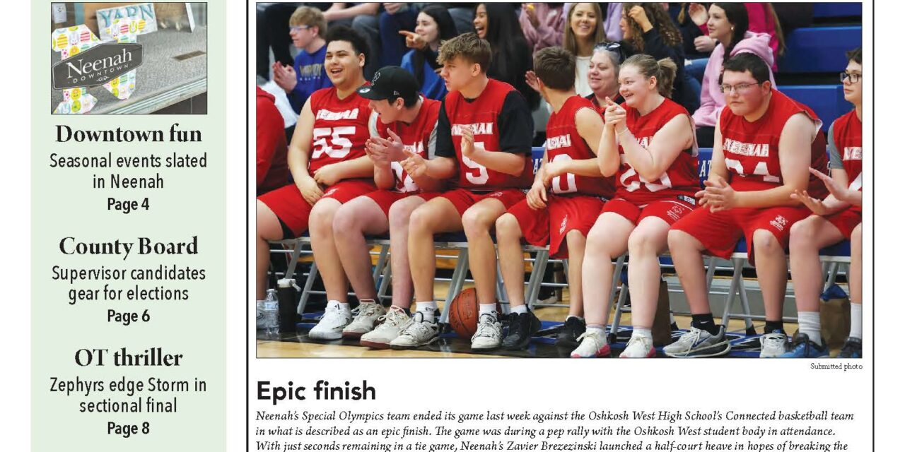 March 13, 2026 Neenah News