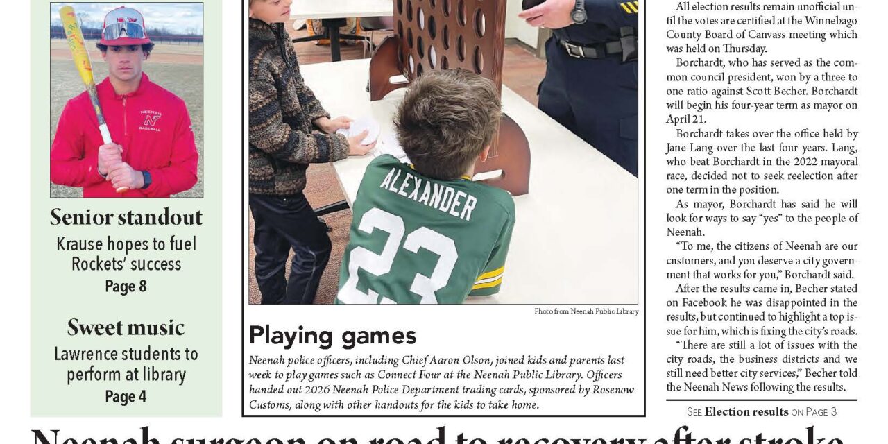 April 10, 2026 Neenah News