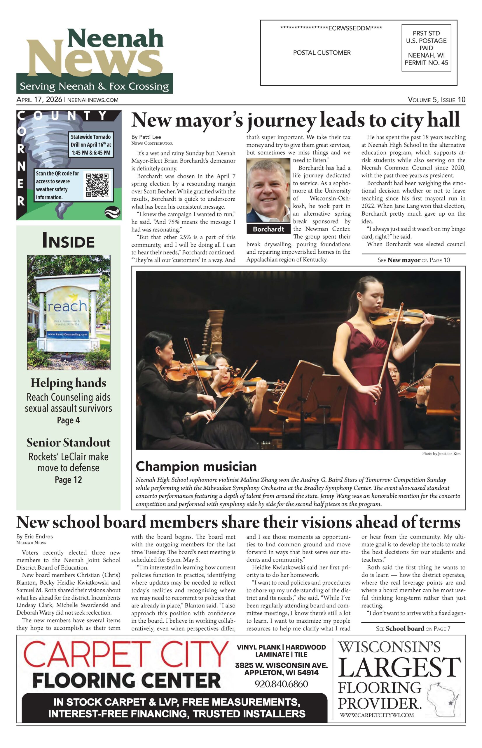 April 17, 2026 Neenah News