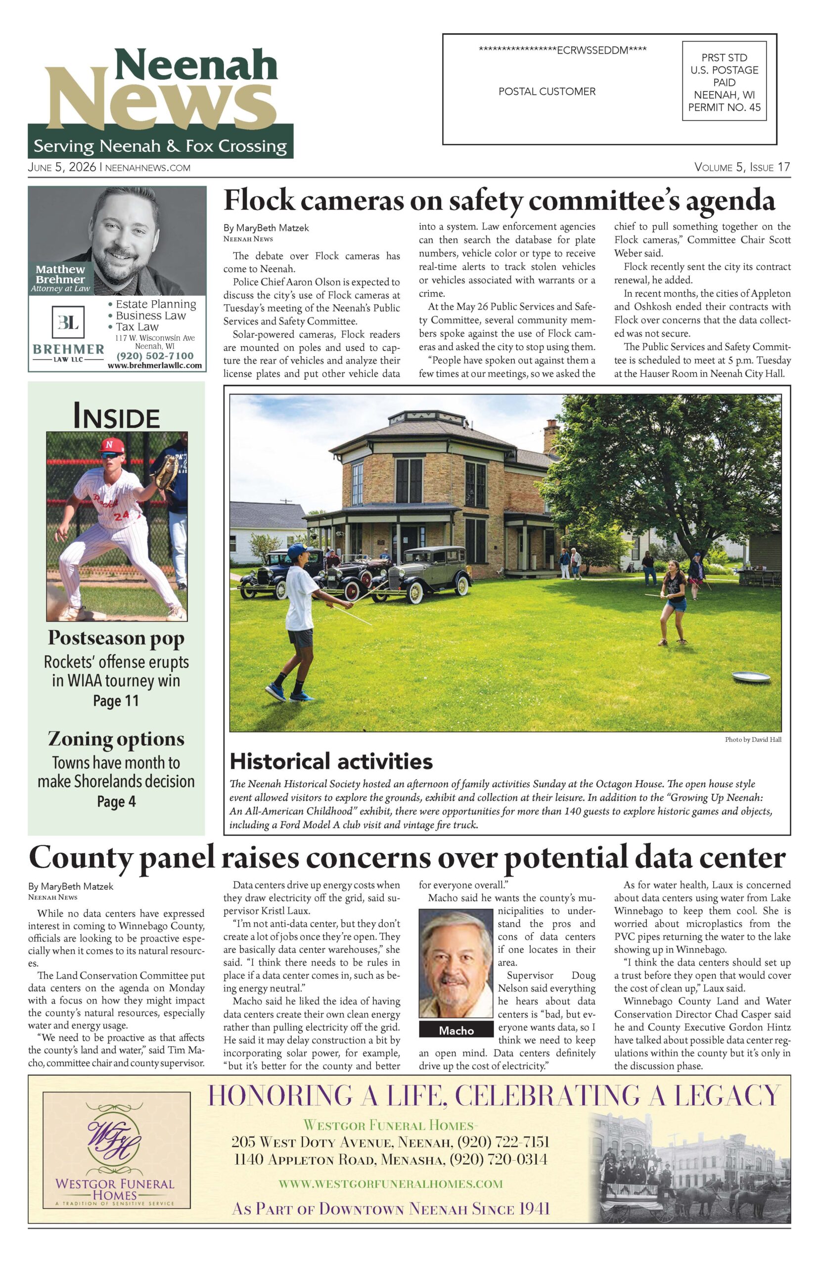 June 5, 2026 Neenah News