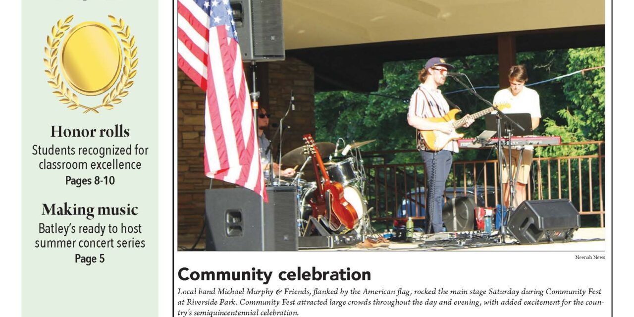 July 10, 2026 Neenah News