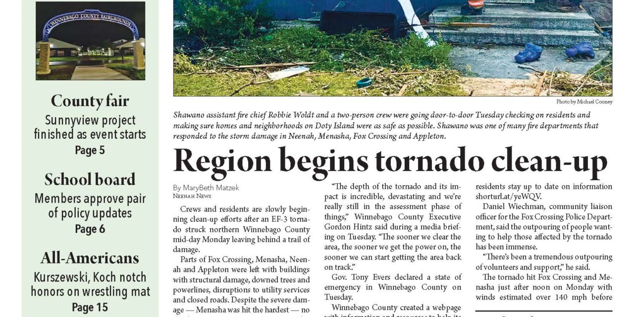 July 31, 2026 Neenah News
