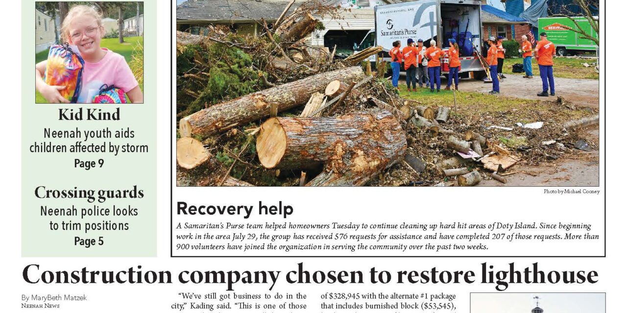 August 14, 2026 Neenah News