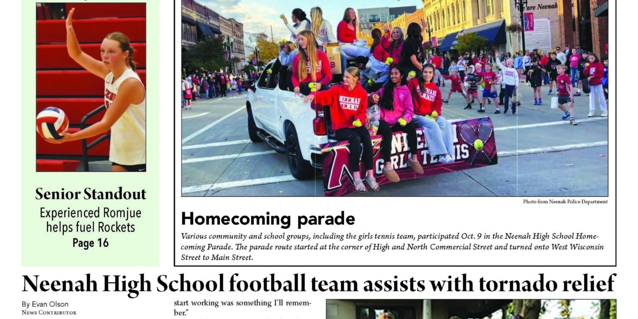 October 16, 2026 Neenah News